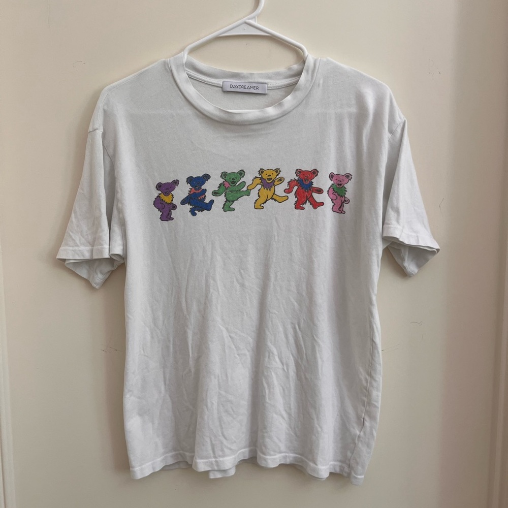 DAYDREAMER Grateful Dead Dancing Bears White Shirt